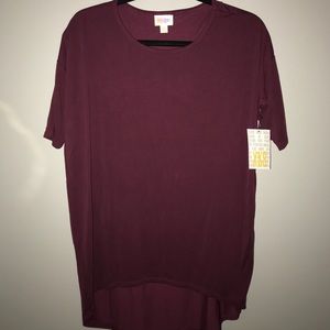 SOLD!!!! NWT Purple LuLaRoe Irma Tunic Top - XXS